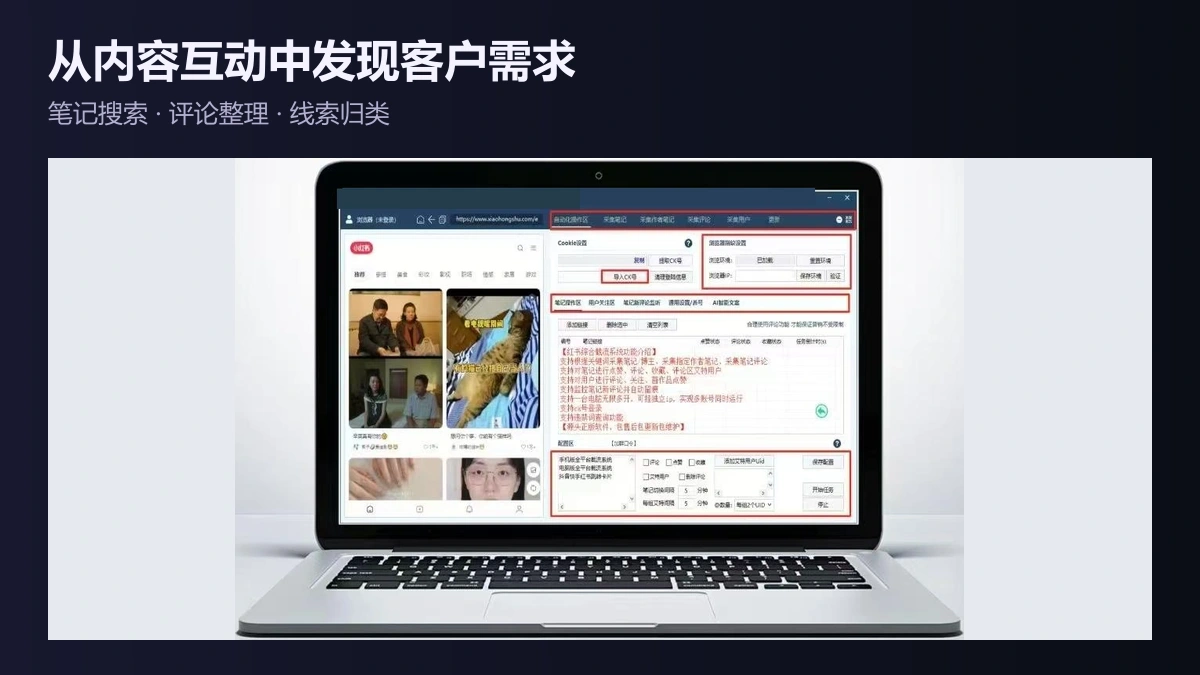 某书综合线索运营工具 产品价值展示