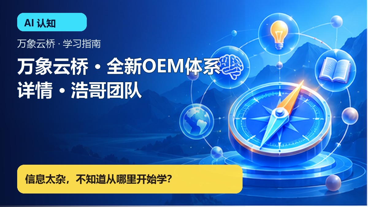 万象云桥 · 全新OEM体系详情 · 浩哥团队 产品价值展示